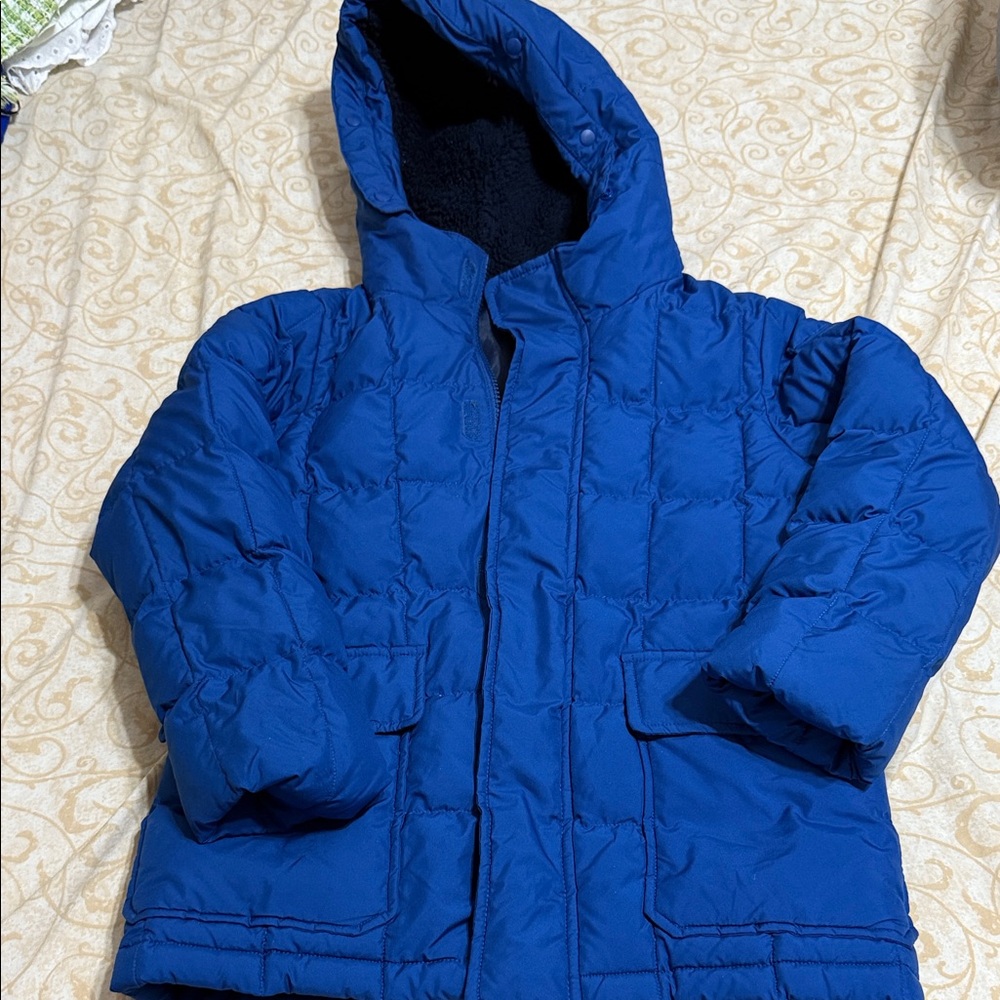 Uniqlo Kids Royal Blue Puffer Jacket